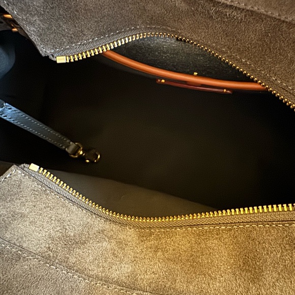 Coach Empire 28 Olive Green Suede - Picture 13 of 15